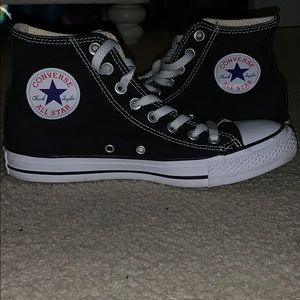 Women’s Black High Top Converse